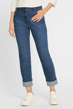Load image into Gallery viewer, OLSEN&lt;BR&gt;
Denim Jeans in Cropped Style&lt;BR&gt;
Blue&lt;BR&gt;
