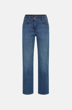 Load image into Gallery viewer, OLSEN&lt;BR&gt;
Straight Leg Denim Jeans&lt;BR&gt;
Blue&lt;BR&gt;
