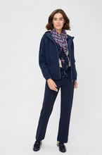 Load image into Gallery viewer, OLSEN&lt;BR&gt;
Straight Leg Trousers&lt;BR&gt;
Navy&lt;BR&gt;
