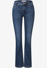 Load image into Gallery viewer, STREET ONE&lt;BR&gt;
Bootcut Mid Rise Jeans&lt;BR&gt;
Blue&lt;BR&gt;
