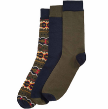 Load image into Gallery viewer, BARBOUR&lt;BR&gt;
Box of 3 Socks&lt;BR&gt;
Classic 7-11&lt;BR&gt;
