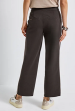 Load image into Gallery viewer, STREET ONE&lt;BR&gt;
Straight Leg Structured Sweat Pants&lt;BR&gt;
Brown&lt;BR&gt;
