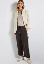 Load image into Gallery viewer, STREET ONE&lt;BR&gt;
Straight Leg Structured Sweat Pants&lt;BR&gt;
Brown&lt;BR&gt;
