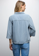 Load image into Gallery viewer, STREET ONE&lt;BR&gt;
Denim Shirt&lt;BR&gt;
Blue&lt;BR&gt;
