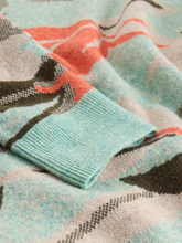 Load image into Gallery viewer, WHITE STUFF&lt;BR&gt;
Petal Jumper&lt;BR&gt;
Green&lt;BR&gt;
