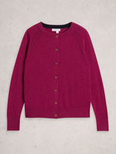 Load image into Gallery viewer, WHITE STUFF&lt;BR&gt;
Lulu Cardigan&lt;BR&gt;
Red, Plum&lt;BR&gt;
