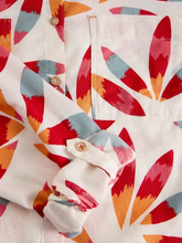 Load image into Gallery viewer, WHITE STUFF&lt;BR&gt;
Sophie Shirt&lt;BR&gt;
Ivory, White Print&lt;BR&gt;
