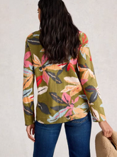 Load image into Gallery viewer, WHITE STUFF&lt;BR&gt;
Weaver Top&lt;BR&gt;
Khaki&lt;BR&gt;
