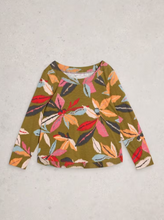 Load image into Gallery viewer, WHITE STUFF&lt;BR&gt;
Weaver Top&lt;BR&gt;
Khaki&lt;BR&gt;

