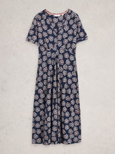 Load image into Gallery viewer, WHITE STUFF&lt;BR&gt;
Megan Dress&lt;BR&gt;
Navy&lt;BR&gt;
