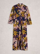Load image into Gallery viewer, WHITE STUFF&lt;BR&gt;
Rua Shirt Dress&lt;BR&gt;
Navy Multi&lt;BR&gt;

