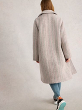 Load image into Gallery viewer, WHITE STUFF&lt;BR&gt;
Kelsey Wool Coat&lt;BR&gt;
Ivory Multi&lt;BR&gt;
