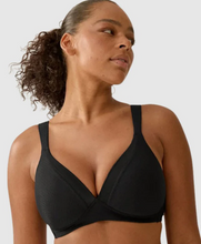 Load image into Gallery viewer, NATURANA&lt;BR&gt;
Non Wire Natural Bra&lt;BR&gt;
Black&lt;BR&gt;
