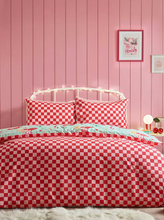 Load image into Gallery viewer, CATHERINE LANSFIELD&lt;BR&gt;
Santa Howdy Duvet Set&lt;BR&gt;
Green&lt;BR&gt;
