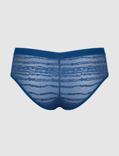 Load image into Gallery viewer, SLOGGI&lt;BR&gt;
Evolve Hipster Lace Brief&lt;BR&gt;
Blue&lt;BR&gt;
