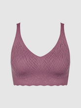 Load image into Gallery viewer, TRIUMPH&lt;BR&gt;
Sloggi Feel Bliss Bralette&lt;BR&gt;
Cacao, Turquoise, Heather&lt;BR&gt;
