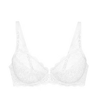 Load image into Gallery viewer, TRIUMPH&lt;BR&gt;
Amourette Wired Bra&lt;BR&gt;
White, Skin, Black&lt;BR&gt;
