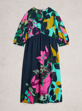 Load image into Gallery viewer, WHITE STUFF&lt;BR&gt;
Lucy Midi Dress&lt;BR&gt;
Pink Multi&lt;BR&gt;
