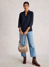 Load image into Gallery viewer, WHITE STUFF&lt;BR&gt;
Annie Sparkle Shirt&lt;BR&gt;
Navy&lt;BR&gt;
