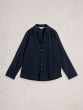 Load image into Gallery viewer, WHITE STUFF&lt;BR&gt;
Annie Sparkle Shirt&lt;BR&gt;
Navy&lt;BR&gt;
