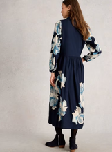 Load image into Gallery viewer, WHITE STUFF&lt;BR&gt;
Claire Shirt Dress&lt;BR&gt;
Navy&lt;BR&gt;
