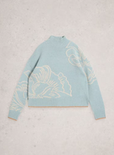 Load image into Gallery viewer, WHITE STUFF&lt;BR&gt;
Fenella Floral Jumper&lt;BR&gt;
Blue Multi&lt;BR&gt;
