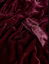 Load image into Gallery viewer, WHITE STUFF&lt;BR&gt;
Lucy Velvet Dress&lt;BR&gt;
Dark Plum&lt;BR&gt;
