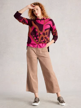 Load image into Gallery viewer, WHITE STUFF&lt;BR&gt;
Tia Cord Wide Leg Crop Jeans&lt;BR&gt;
Light Natural&lt;BR&gt;
