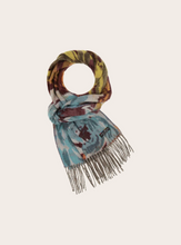 Load image into Gallery viewer, FRAAS&lt;BR&gt;
Cashmink Scarf with Romantic Print&lt;BR&gt;
211, 524&lt;BR&gt;
