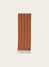 Load image into Gallery viewer, FRAAS&lt;BR&gt;
Cashmink Scarf with Graphic Jagged Patterns&lt;BR&gt;
181, 450&lt;BR&gt;
