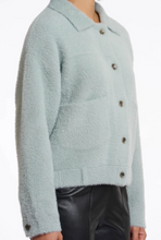 Load image into Gallery viewer, RINO AND PELLE&lt;BR&gt;
Bubbly Knit Jacket&lt;BR&gt;
Blue&lt;BR&gt;
