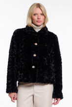 Load image into Gallery viewer, RINO AND PELLE&lt;BR&gt;
Vie Funfur Jacket&lt;BR&gt;
Black&lt;BR&gt;
