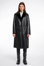 Load image into Gallery viewer, RINO AND PELLE&lt;BR&gt;
Tatiana Reversible Coat&lt;BR&gt;
Black&lt;BR&gt;

