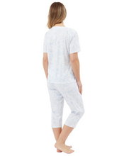 Load image into Gallery viewer, MARLON&lt;BR&gt;
Sketch Floral Pyjama&lt;BR&gt;
Blue/White&lt;BR&gt;
