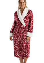 Load image into Gallery viewer, MARLON&lt;BR&gt;
Shawl Collar Robe&lt;BR&gt;
Cherry&lt;BR&gt;
