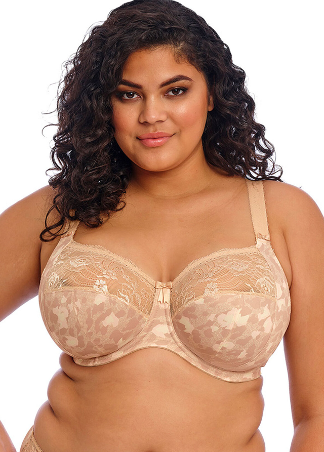 ELOMI<BR>
Morgan Stretched Bra<BR>
Toasted Almond<BR>