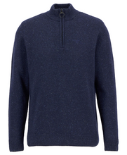 Load image into Gallery viewer, BARBOUR<BR>
Essential Tisbury Half Zip Sweater<BR>
Ruby, Navy<BR>
