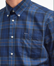 Load image into Gallery viewer, BARBOUR <BR>Men's Wetherham Tartan long Sleeved Shirt <BR>Midnight, Red, Tartan, River<BR>
