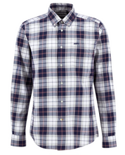 Load image into Gallery viewer, BARBOUR <BR>Men's Wetherham Tartan long Sleeved Shirt <BR>Midnight, Red, Tartan, River<BR>
