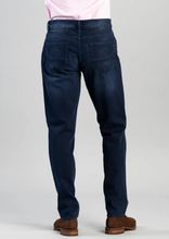 Load image into Gallery viewer, BRAX<BR>
Cadiz Broken Twill Denim Jeans<BR>
Royal Blue/Black<BR>
