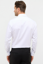 Load image into Gallery viewer, ETERNA<BR>
Dynamic Cotton Long Sleeve Shirt in White Structured<BR>
White<BR>
