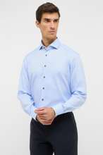 Load image into Gallery viewer, ETERNA<BR>
Long Sleeve Shirt Modern Fit<BR>
Blue<BR>

