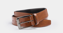 Load image into Gallery viewer, IBEX BELTS<BR>
35mm Feather Edge Belt<BR>
Black, Brown, Tan<BR>
