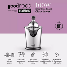 Load image into Gallery viewer, TOWER<BR>
Good Food Stainless Steel Citrus Juicer<BR>
