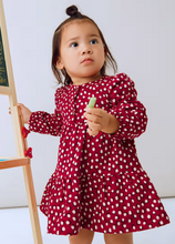 Load image into Gallery viewer, MAYORAL<BR>
Structured Knit Dress<BR>
Red<BR>
