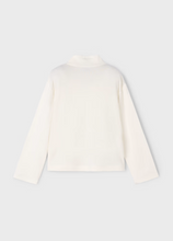 Load image into Gallery viewer, MAYORAL<BR>
Girls High Neck T Shirt<BR>
Cream<BR>

