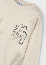 Load image into Gallery viewer, MAYORAL<BR>
Girls Long Sleeve Print Shirt<BR>
Cream<BR>
