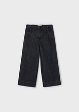 Load image into Gallery viewer, MAYORAL<BR>
Girls Flared Denim Jeans<BR>
Black<BR>
