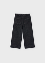 Load image into Gallery viewer, MAYORAL<BR>
Girls Flared Denim Jeans<BR>
Black<BR>
