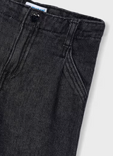 Load image into Gallery viewer, MAYORAL<BR>
Girls Flared Denim Jeans<BR>
Black<BR>
